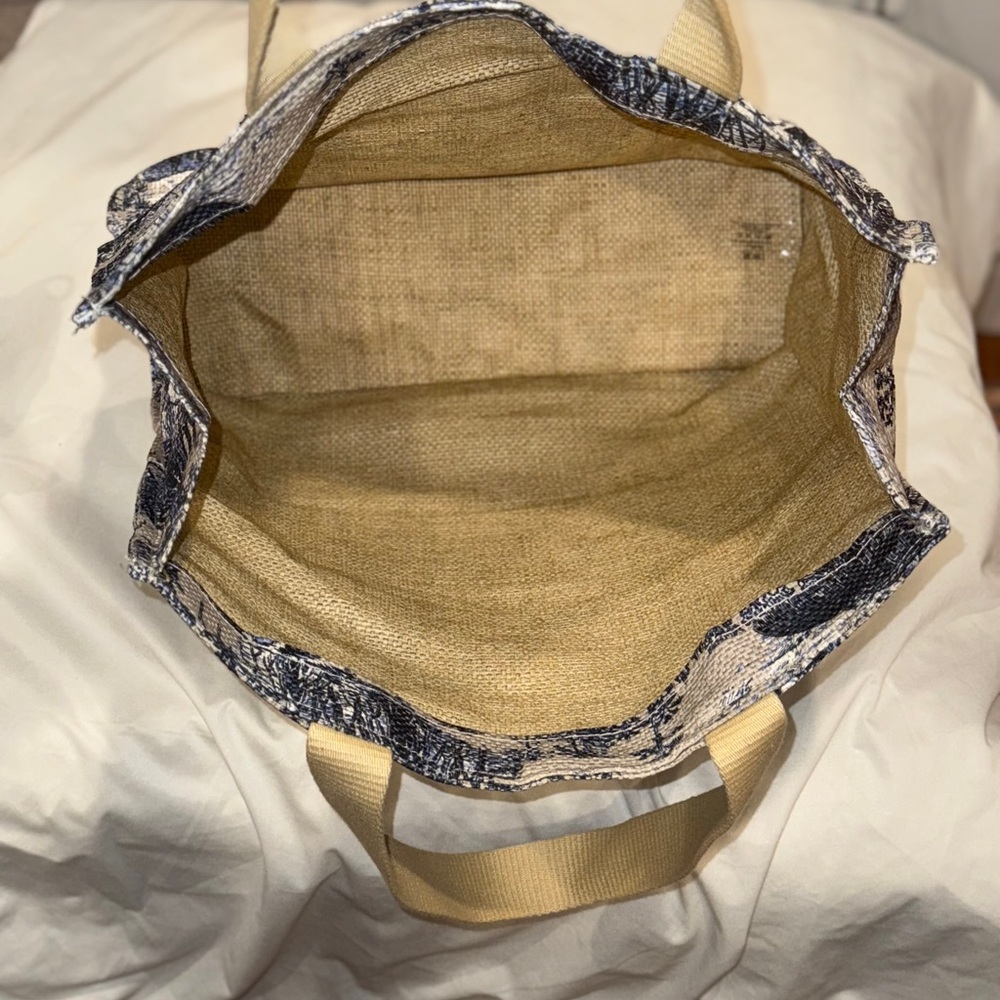 CHRISTIAN DIOR WORLD TROTTER CANVAS TOTE - Picture 6 of 8